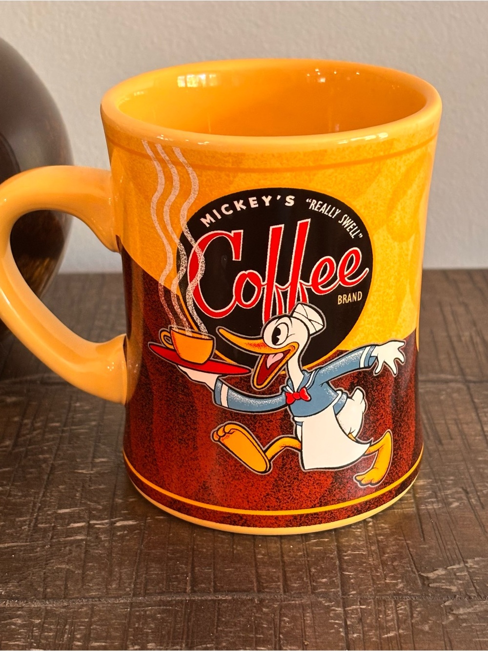 Donald Duck, Mickey's Really Swell Coffee 16oz  Mug - RARE new never used